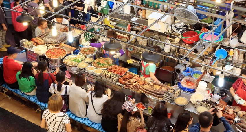 Street Food Gwangjang Makt