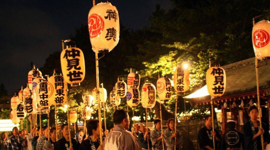 Japan Rundreise Bonsai, Sanja Festival in Tokyo